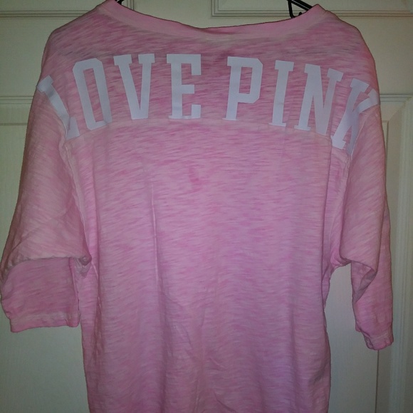 Victoria secret pink 3/4 sleeve shirt - Picture 4 of 8